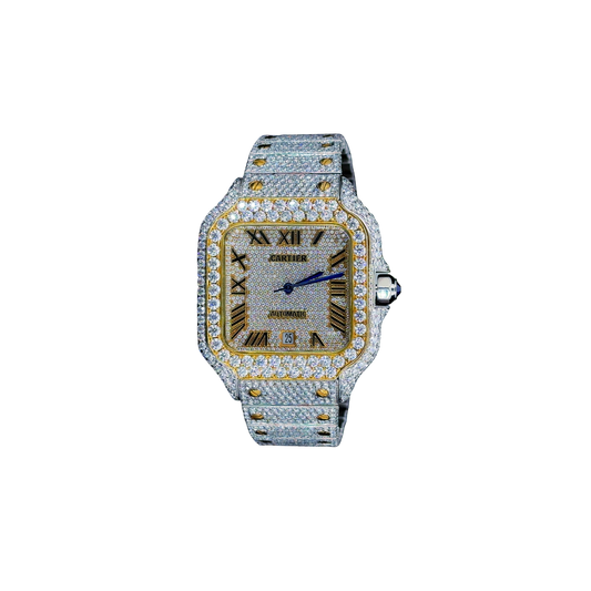 2 Tone Moissanite Cartie