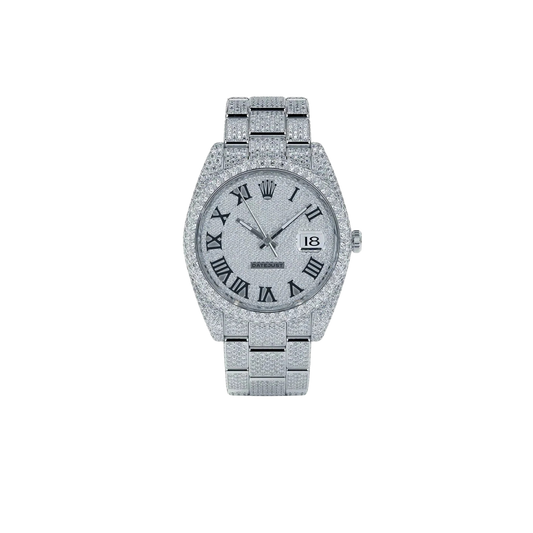 Silver Moissanite Rol-x